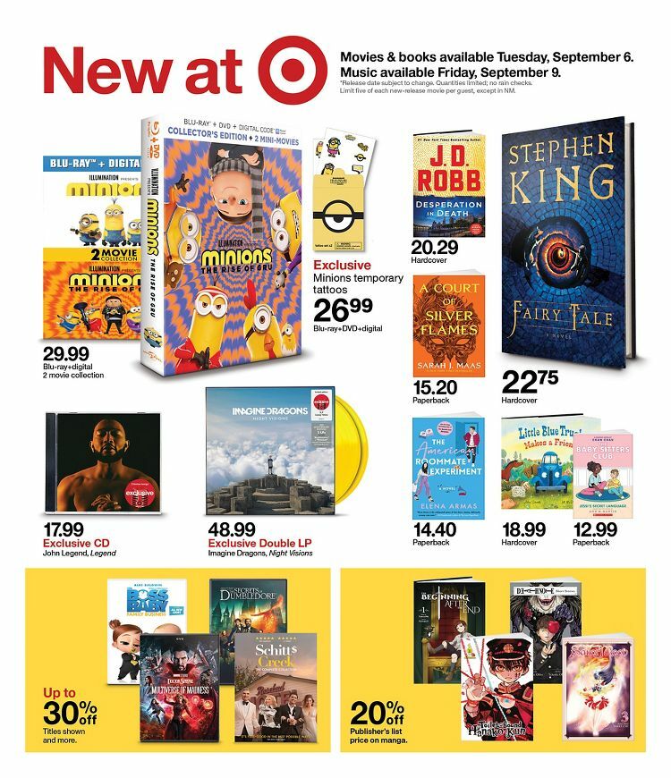 Target Weekly Ad from September 4