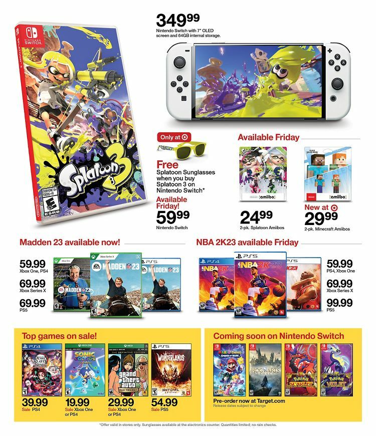 Target Weekly Ad from September 4