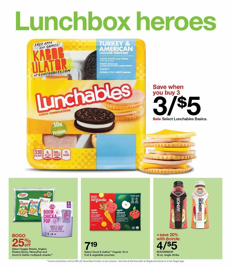 Target Weekly Ad from September 4