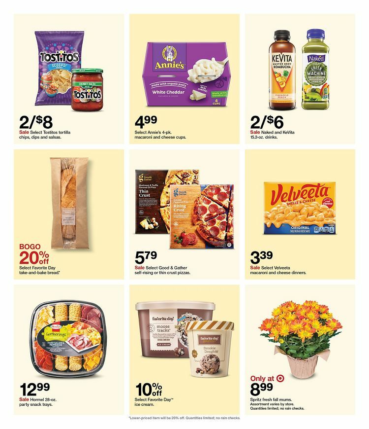 Target Weekly Ad from September 4
