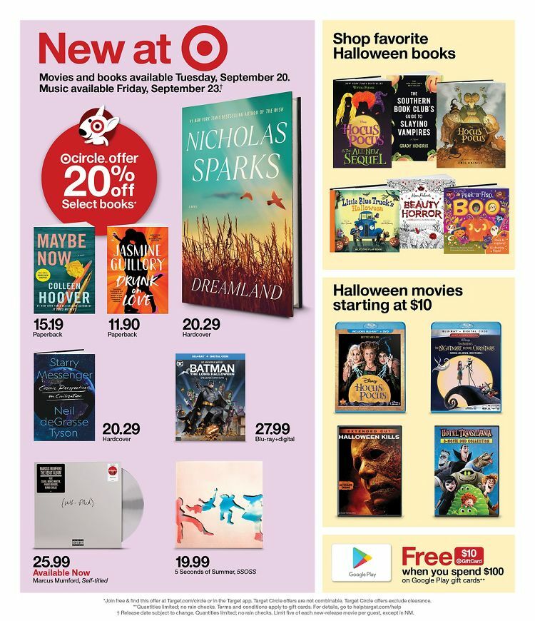 Target Weekly Ad from September 18
