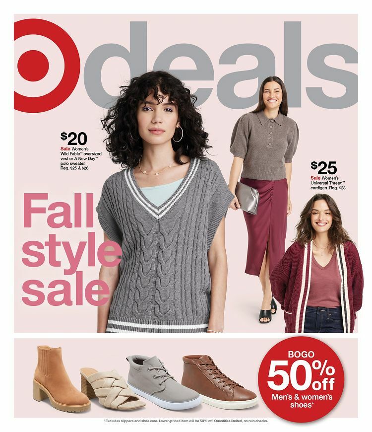 Target Weekly Ad from September 25