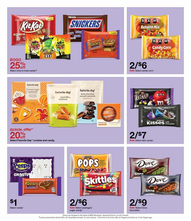 Target Weekly Ad from September 25