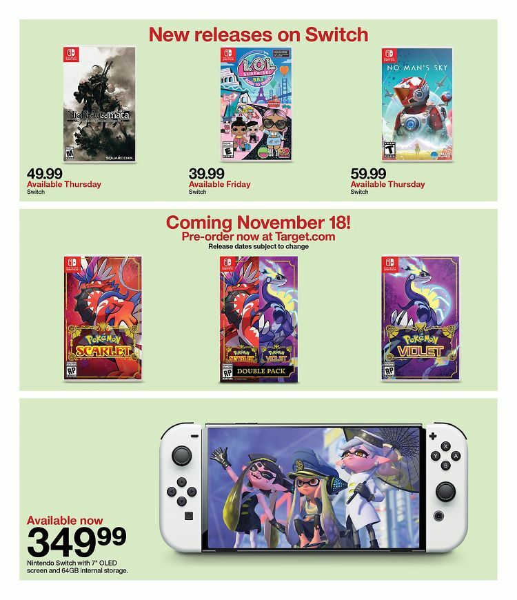 Target Weekly Ad from October 2
