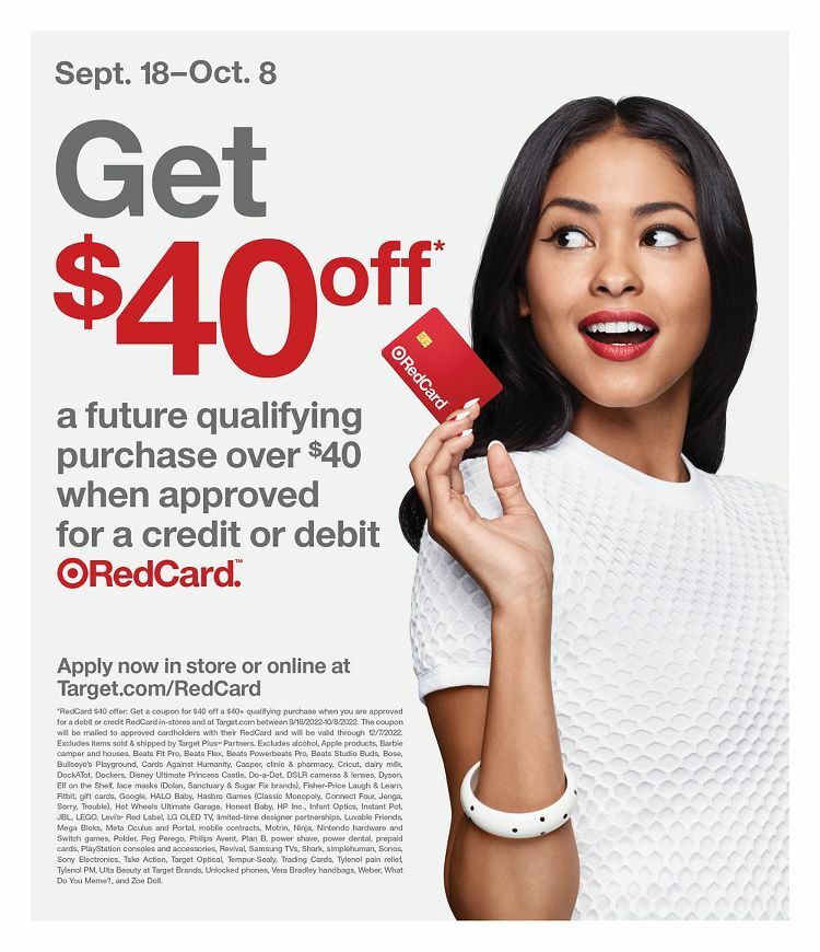 Target Weekly Ad from October 2
