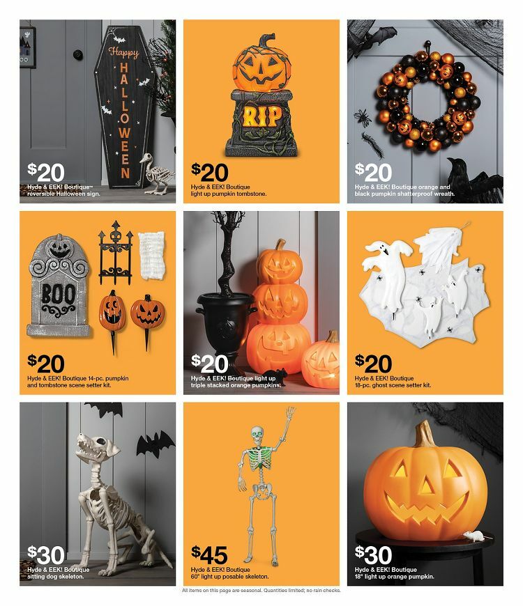 Target Weekly Ad from October 2