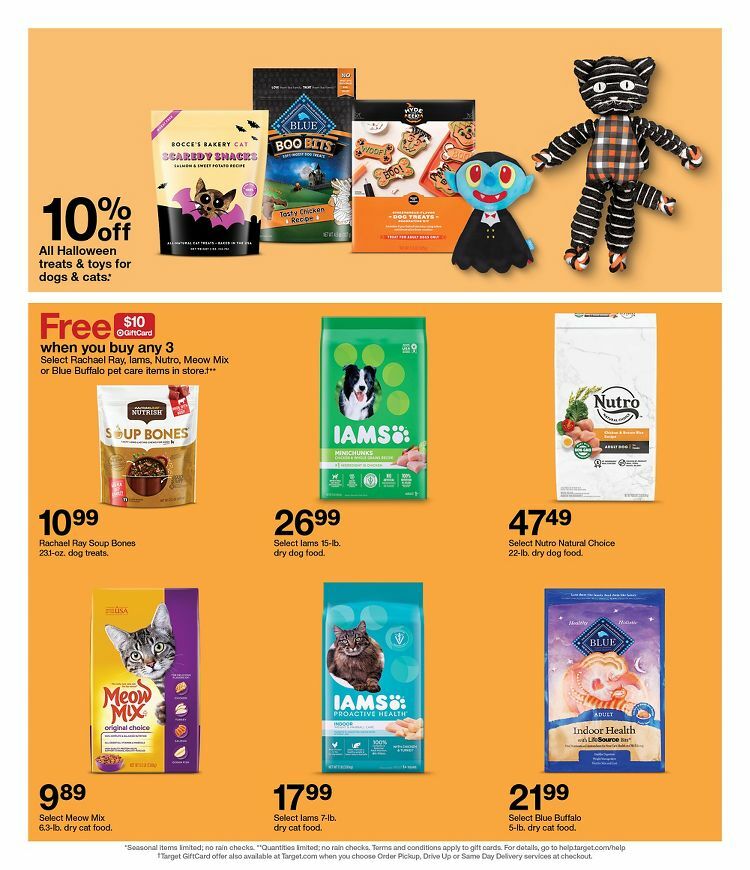 Target Weekly Ad from October 2