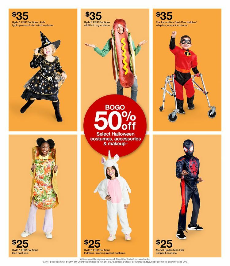 Target Weekly Ad from October 2