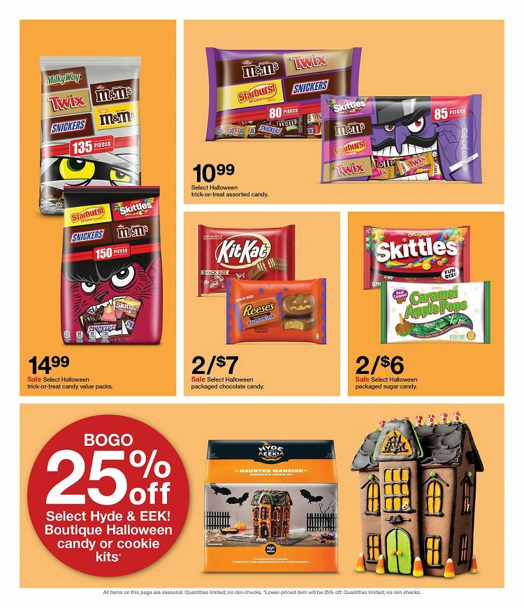 Target Weekly Ad from October 2