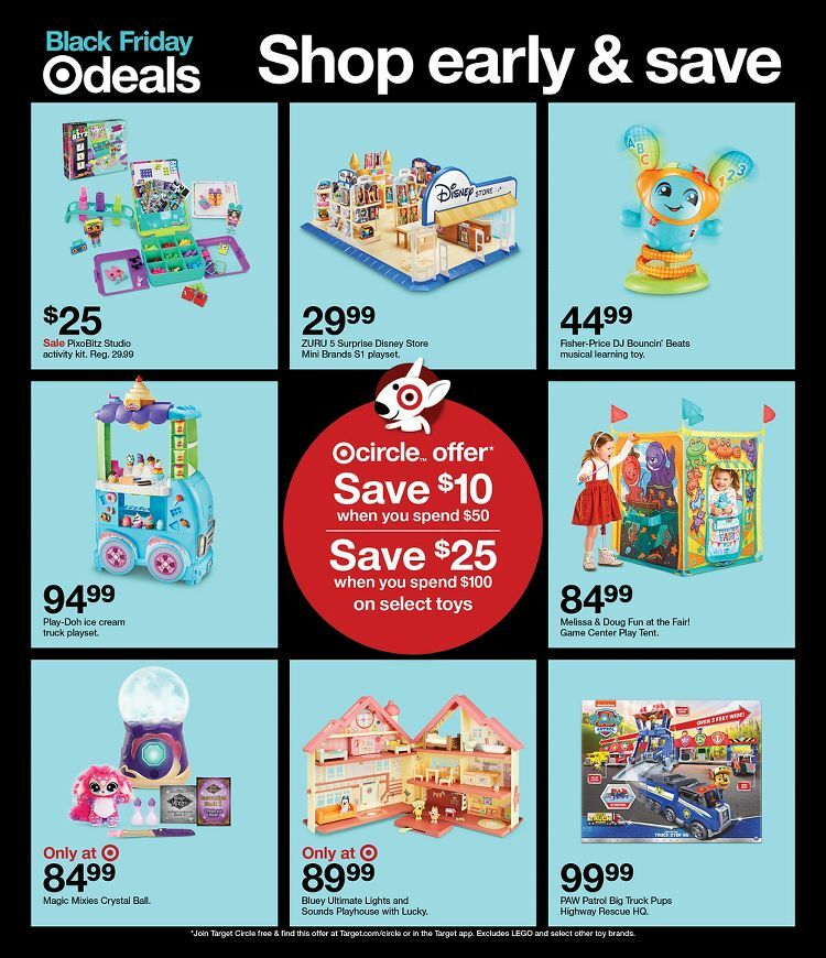 Target Weekly Ad from October 9