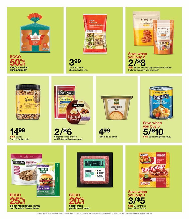 Target Weekly Ad from October 9
