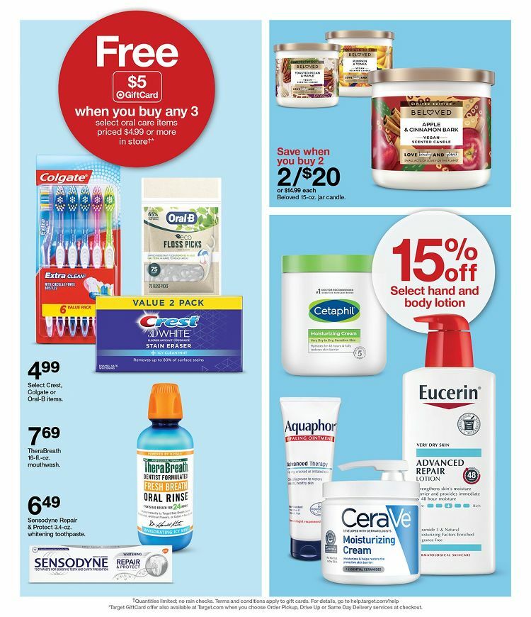 Target Weekly Ad from October 16