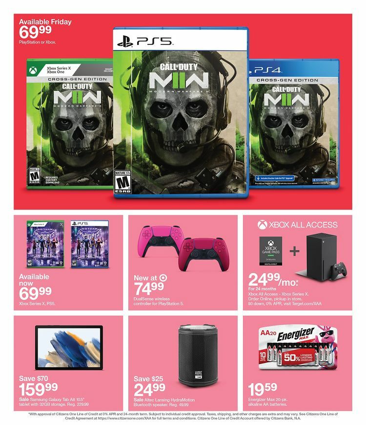 Target Weekly Ad from October 23