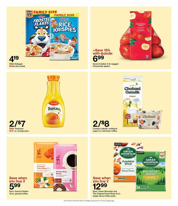 Target Weekly Ad from October 23