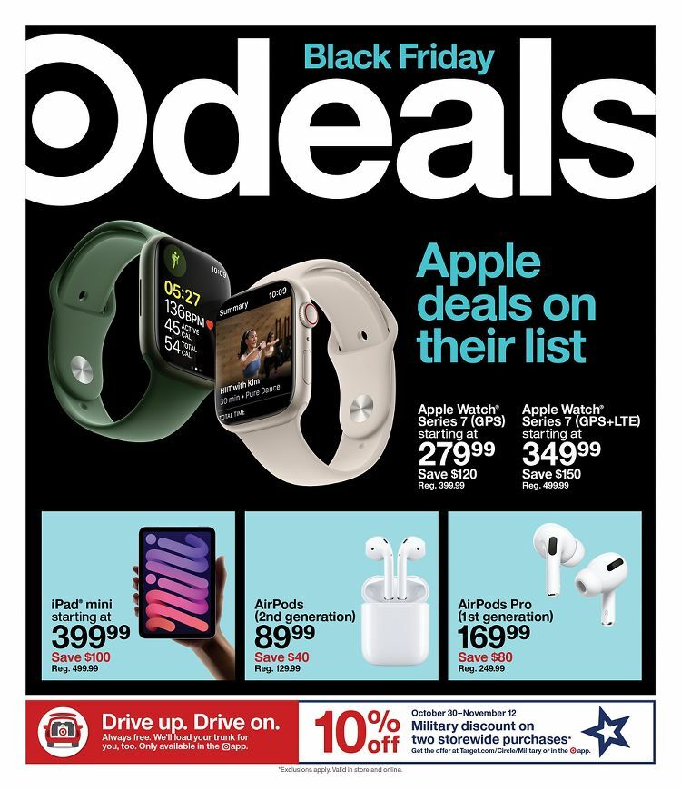 Target Weekly Ad from October 30