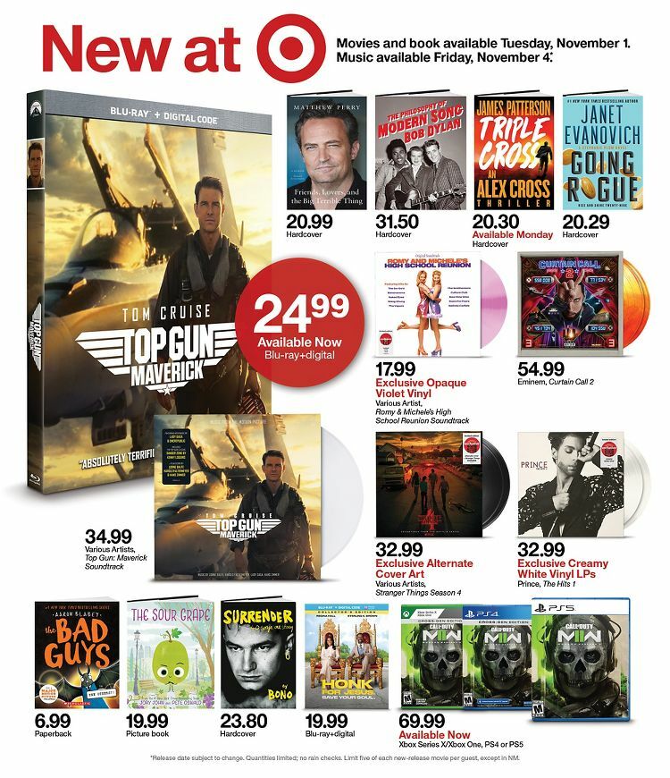 Target Weekly Ad from October 30