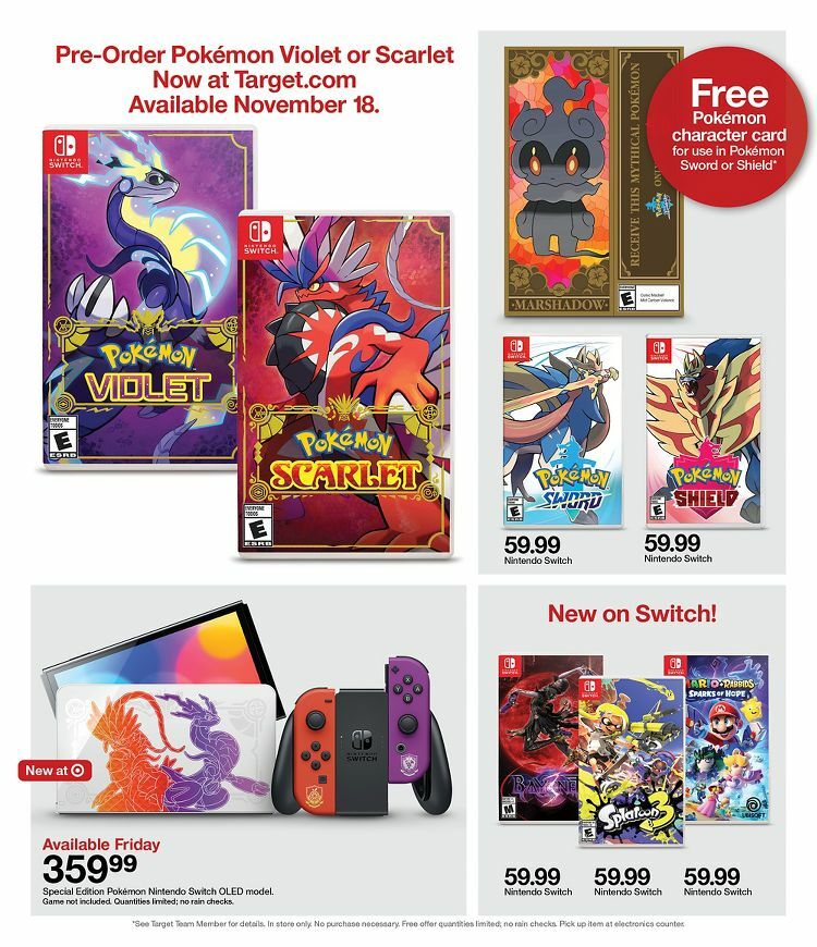 Target Weekly Ad from October 30