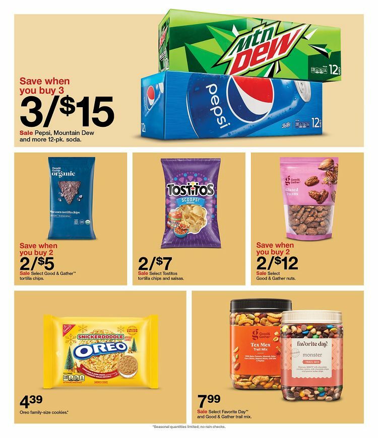 Target Weekly Ad from October 30