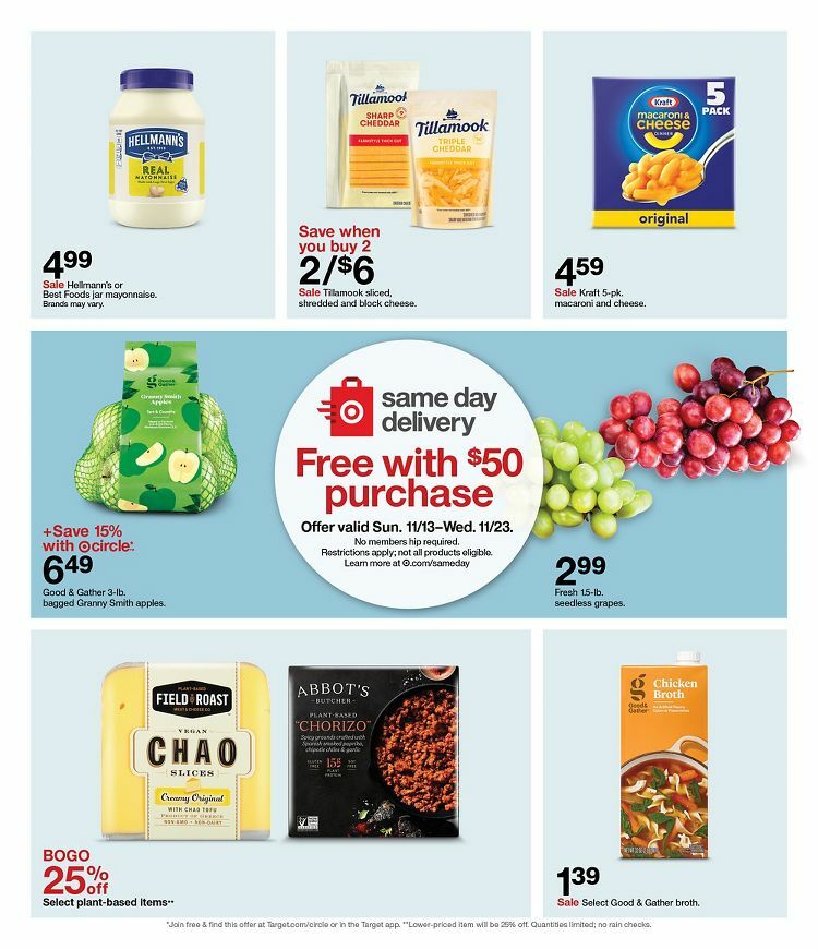 Target Weekly Ad from November 13