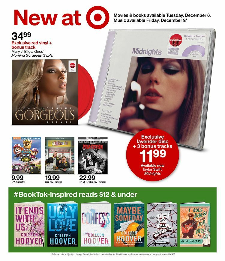 Target Weekly Ad from December 4