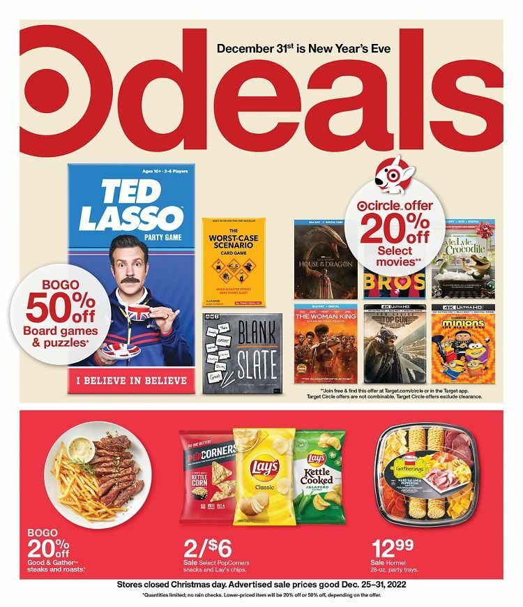 Target Weekly Ad from December 25