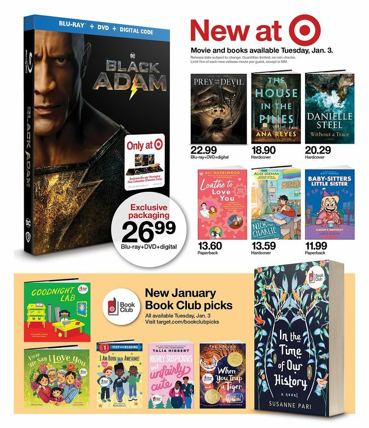 Target Weekly Ad from January 1