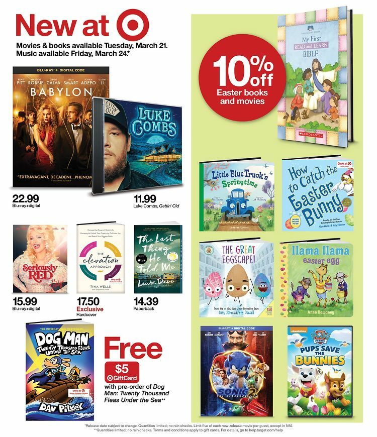 Target Weekly Ad from March 19