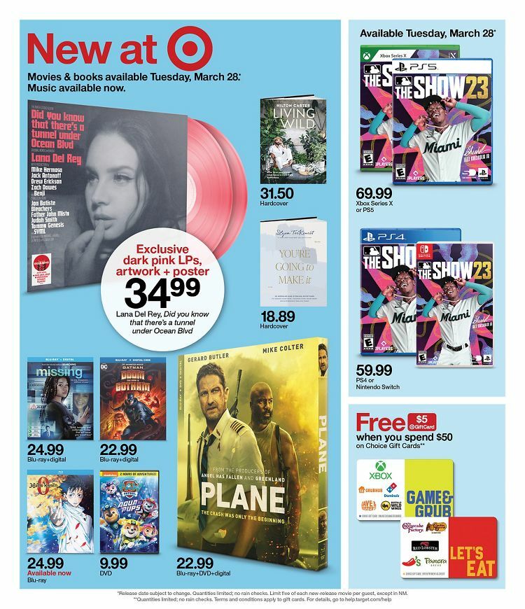 Target Weekly Ad from March 26