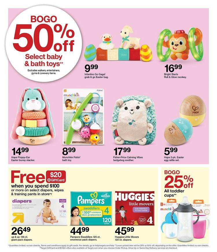 Target Weekly Ad from April 2