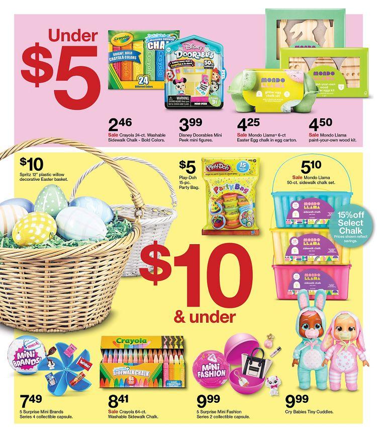 Target Weekly Ad from April 2
