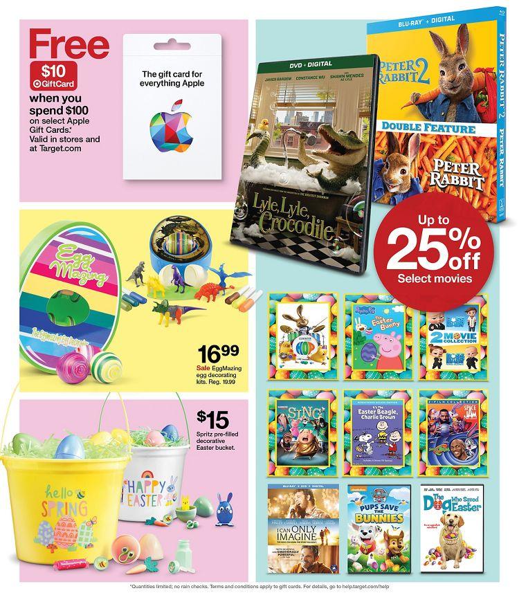 Target Weekly Ad from April 2