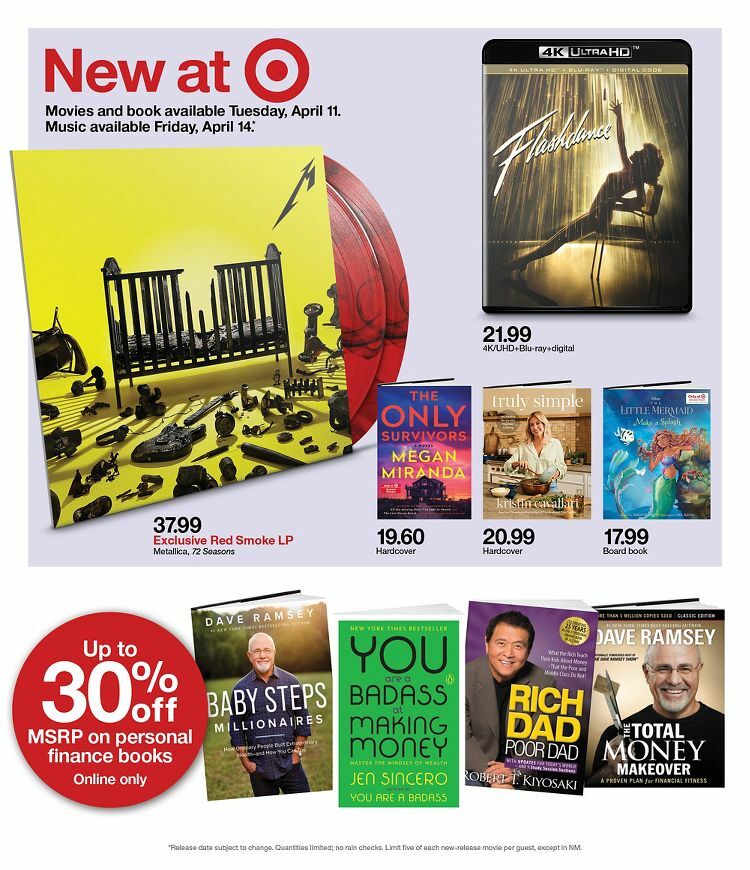 Target Weekly Ad from April 9