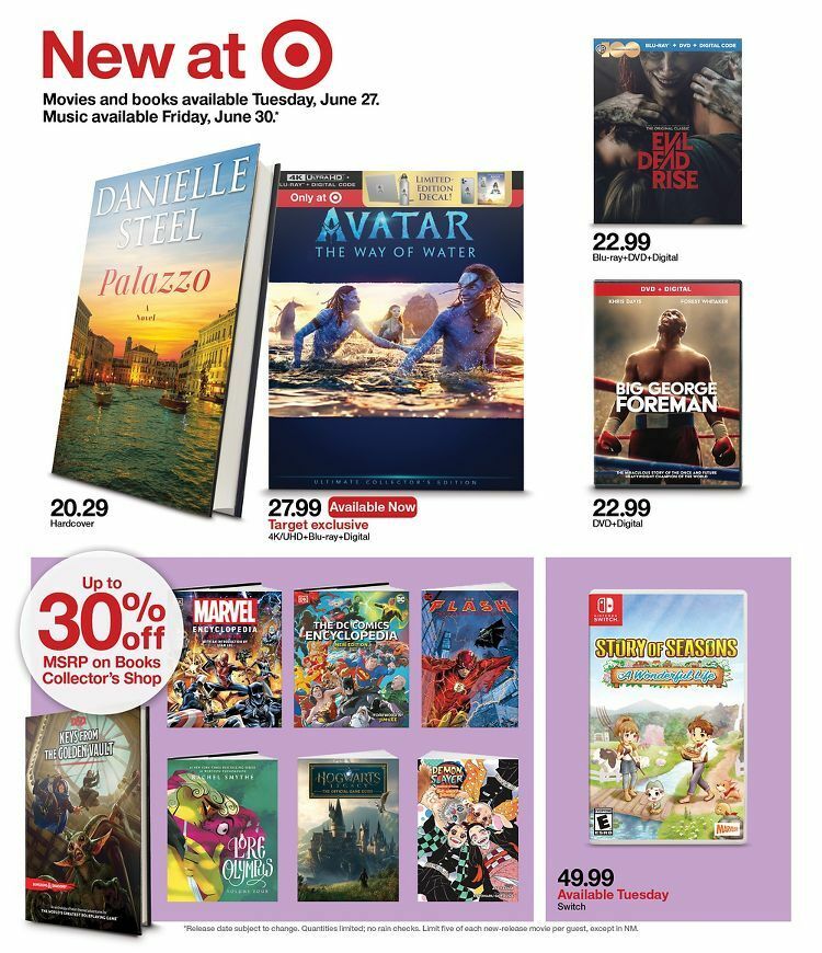 Target Weekly Ad from June 25