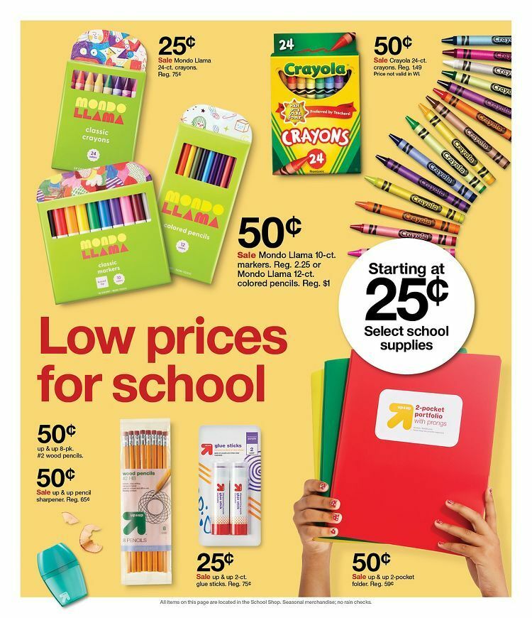 Target Weekly Ad from July 2