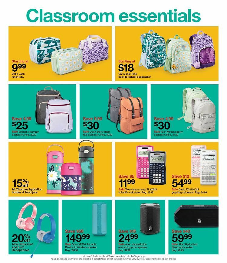 Target Weekly Ad from July 9
