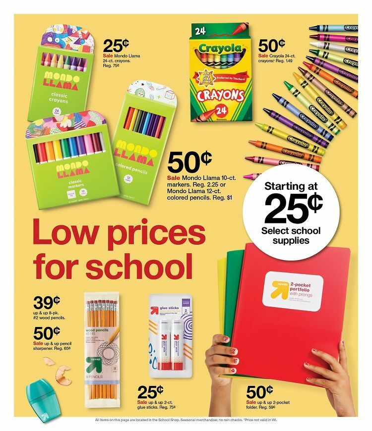Target Weekly Ad from July 9