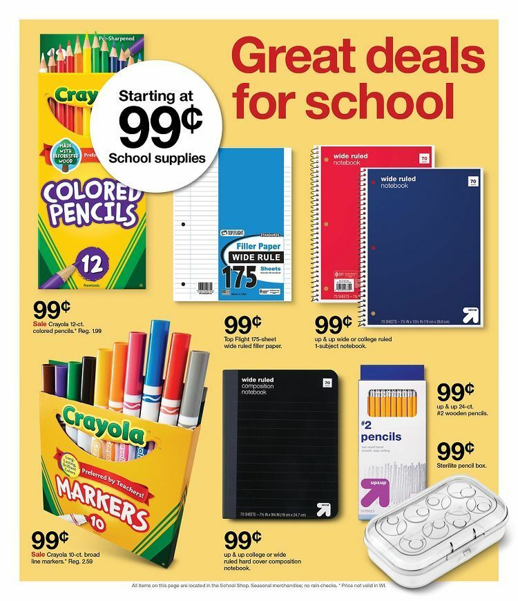 Target Weekly Ad from July 9