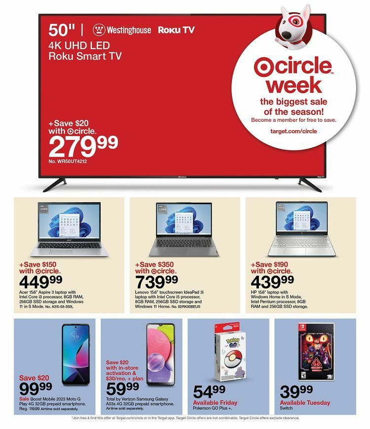Target Weekly Ad from July 9
