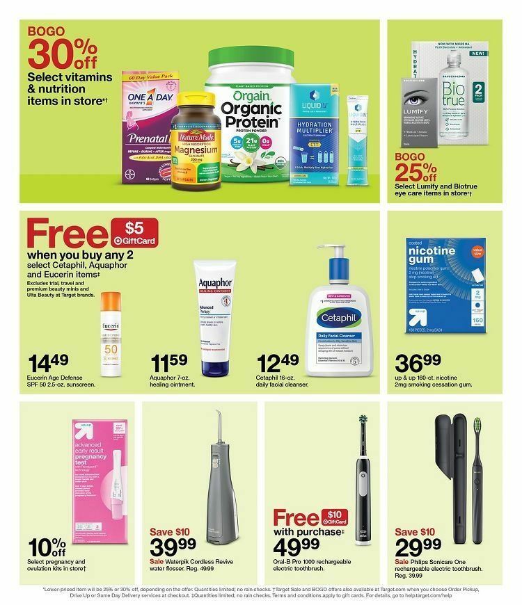 Target Weekly Ad from July 30