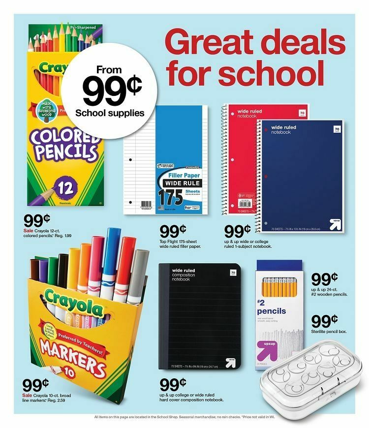 Target Weekly Ad from July 30