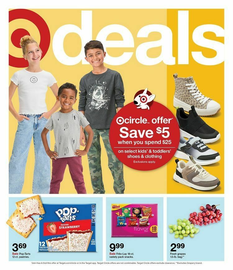Target Weekly Ad from August 6