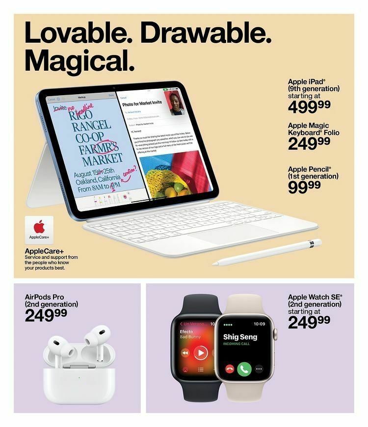 Target Weekly Ad from August 6