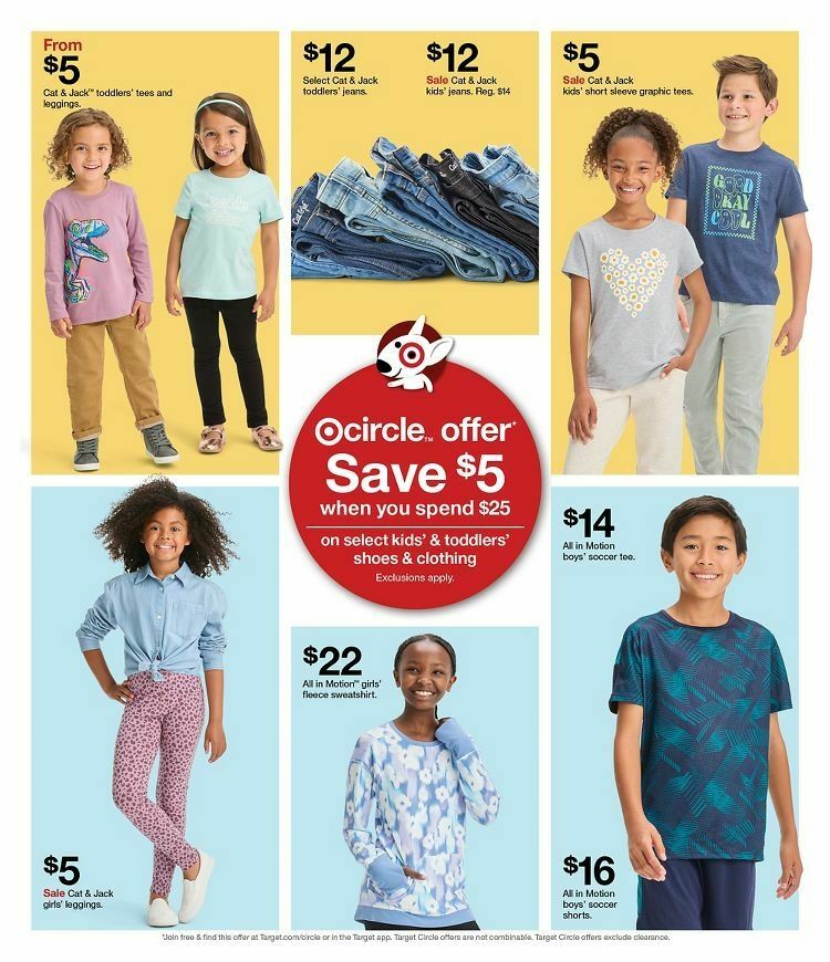 Target Weekly Ad from August 6