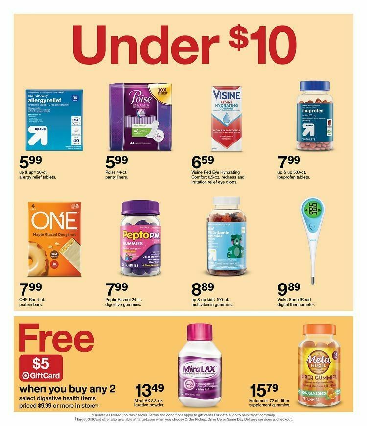 Target Weekly Ad from August 6