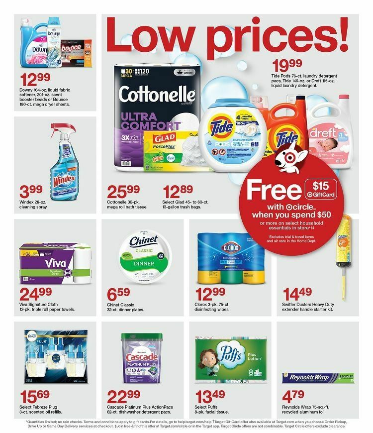 Target Weekly Ad from August 6