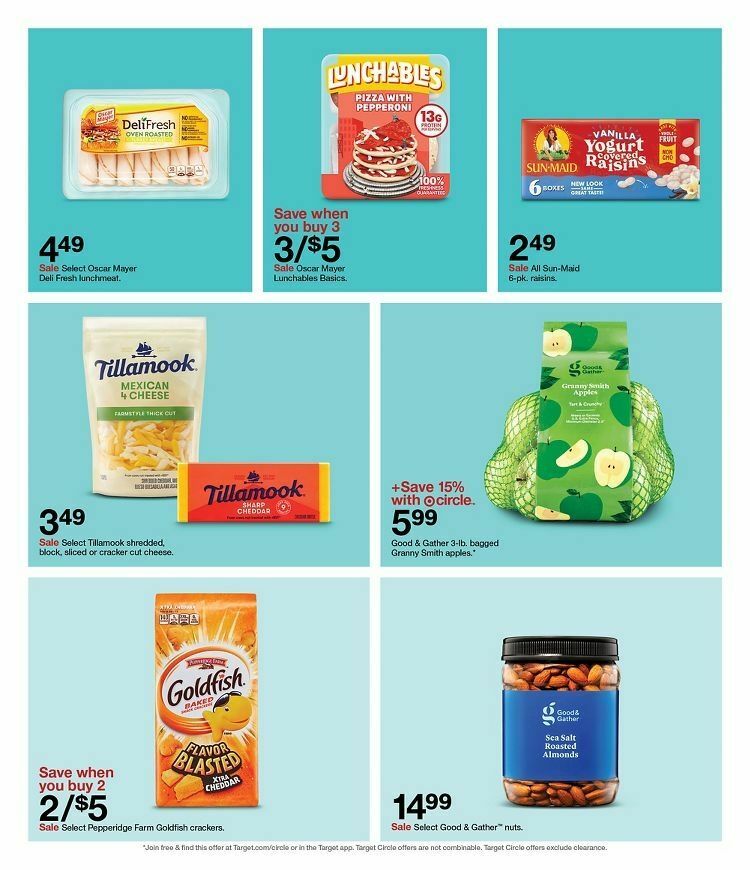 Target Weekly Ad from August 6