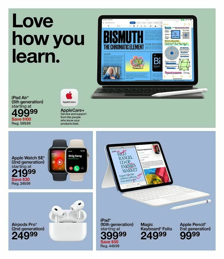 Target Weekly Ad from August 13