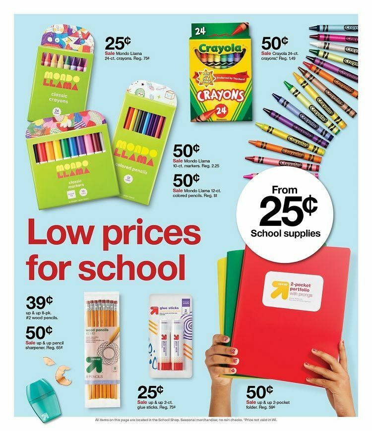 Target Weekly Ad from August 13