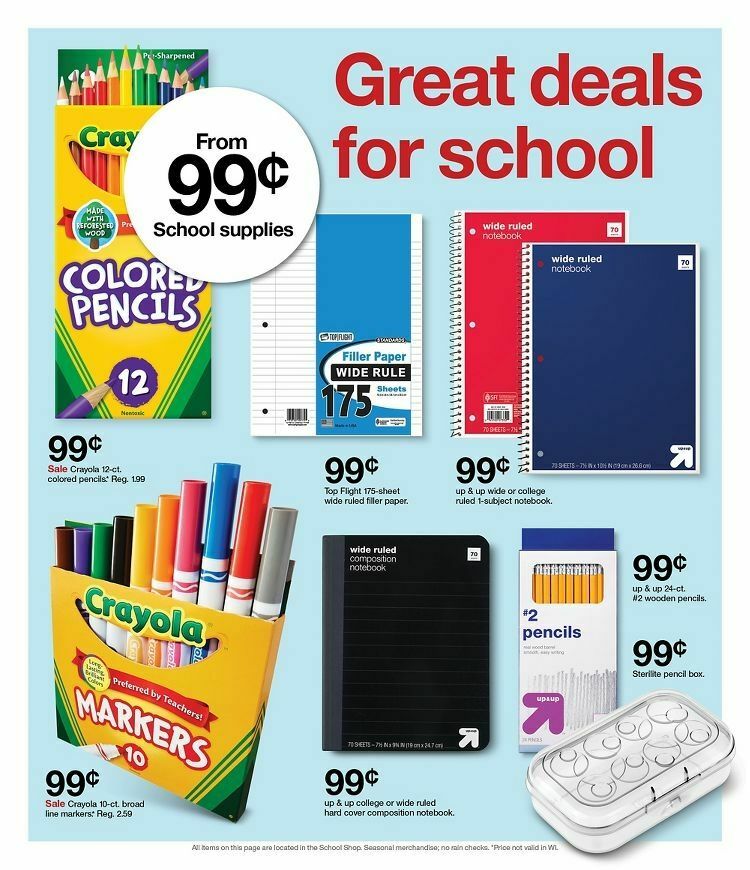 Target Weekly Ad from August 13
