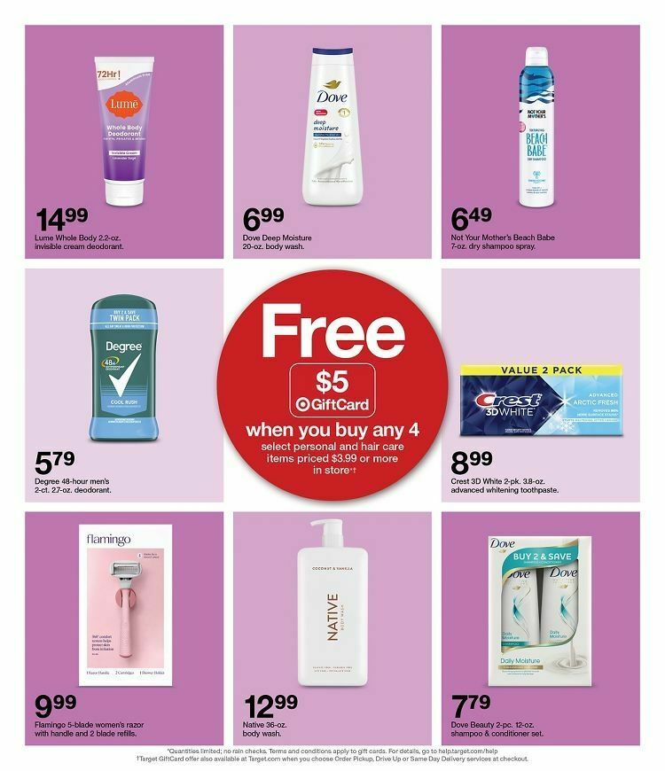 Target Weekly Ad from August 20